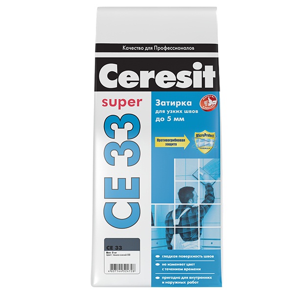Влагостойкая затирка для плитки Ceresit: подробное описание и как использовать